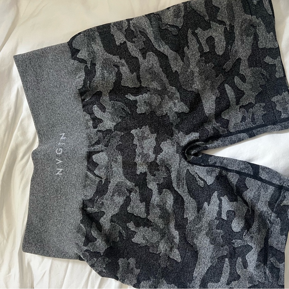 NVGTN Gray Camo Athletic Shorts